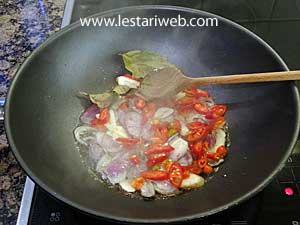 Oseng Tempe Labu Siam Step 7