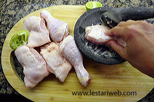 Pelalah Manuk Dimarinasi