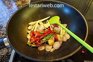 Rojak Cabai Iga Step 6