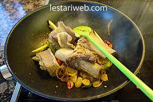 Rojak Cabai Iga Step 8