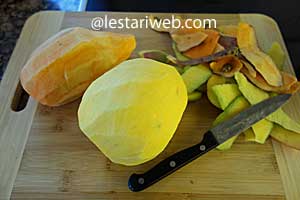 Membuat Rujak Serut Step 2