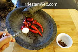 Membuat Rujak Serut Step 8