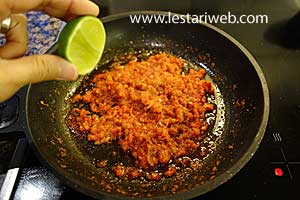Sambal Bada Step 11
