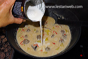 Santan Kental Bola Daging