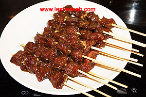 Sate Kambing Siap Dibakar