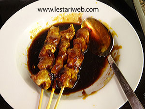 Sate Ponorogo Dicelup Bumbu