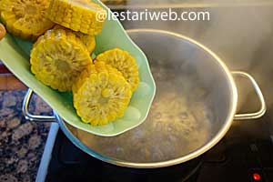 Membuat Sayur Bening Step 3