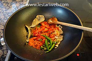 Sayur Santan Pedas Step 13