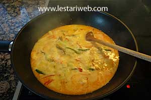 Sayur Santan Pedas Step 18