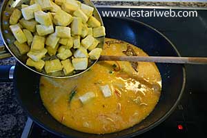 Sayur Santan Pedas Step 19