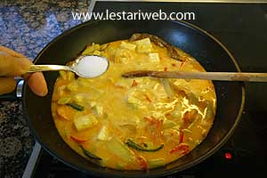 Sayur Santan Pedas Step 20