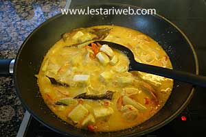 Sayur Santan Pedas Step 20