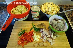 Sayur Santan Pedas Step 9