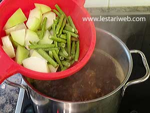 Sayur Untuk Pindang Keluak