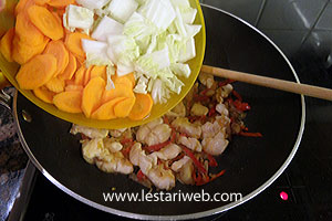 Sayuran Untuk Cah Ayam