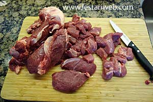 Sop Kambing Step 1 