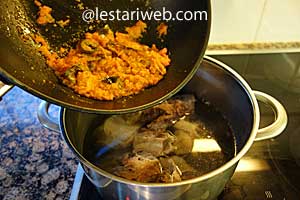 Masak Soto Tangkar Step 11