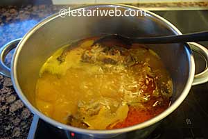 Masak Soto Tangkar Step 12