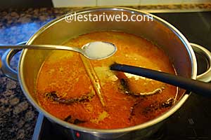 Masak Soto Tangkar Step 15