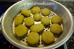 perkedel singkong kukus siap digoreng