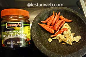 bahan sambal untuk tahu campur
