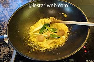 bumbu halus tahu campur ditumis