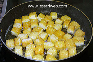 Tahu Goreng Untuk Sambal