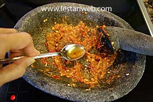 air asam untuk saus tahu guling