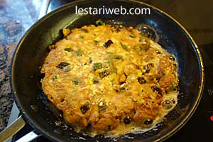 tahu kopyok digoreng kering