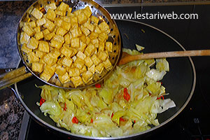 Tahu Masak Tumis