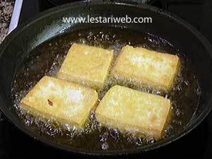 Tahu Selada Bangka Digoreng