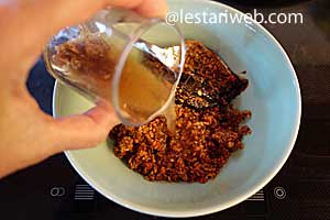 air asam untuk saus tahu tek