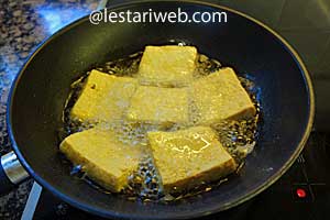 tahu untuk tahu tek digoreng