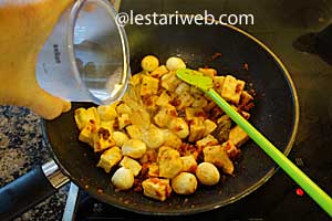 air untuk kuah bumbu bali