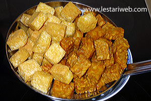 Tahu Tempe Iris Goreng