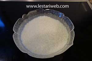 ketan putih direndam