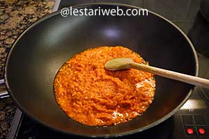 bumbu balado ditumis