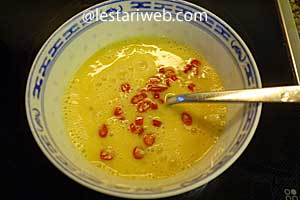 cabai rawit untuk dadar telur