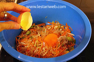 Telur Untuk Lumpia Panggang
