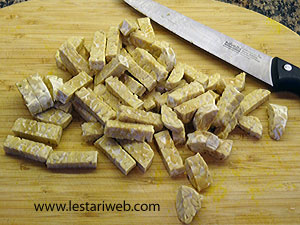 Tempe Untuk Tumis Pare