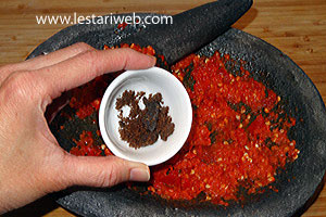 Terasi Untuk Sambal Tempe