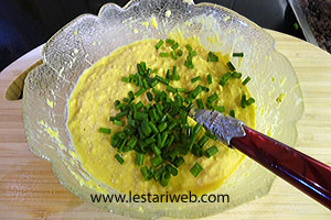 Kucai Untuk Bakwan Jagung