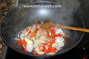 Tumis Bumbu Bola Daging