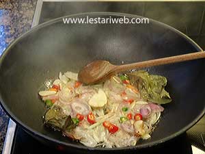 Tumis Bumbu Sawi Putih