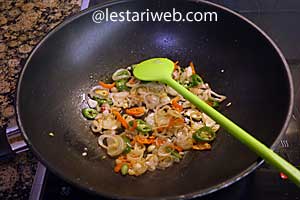 tumisan matang bumbu iris