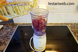 bahan bumbu diblender